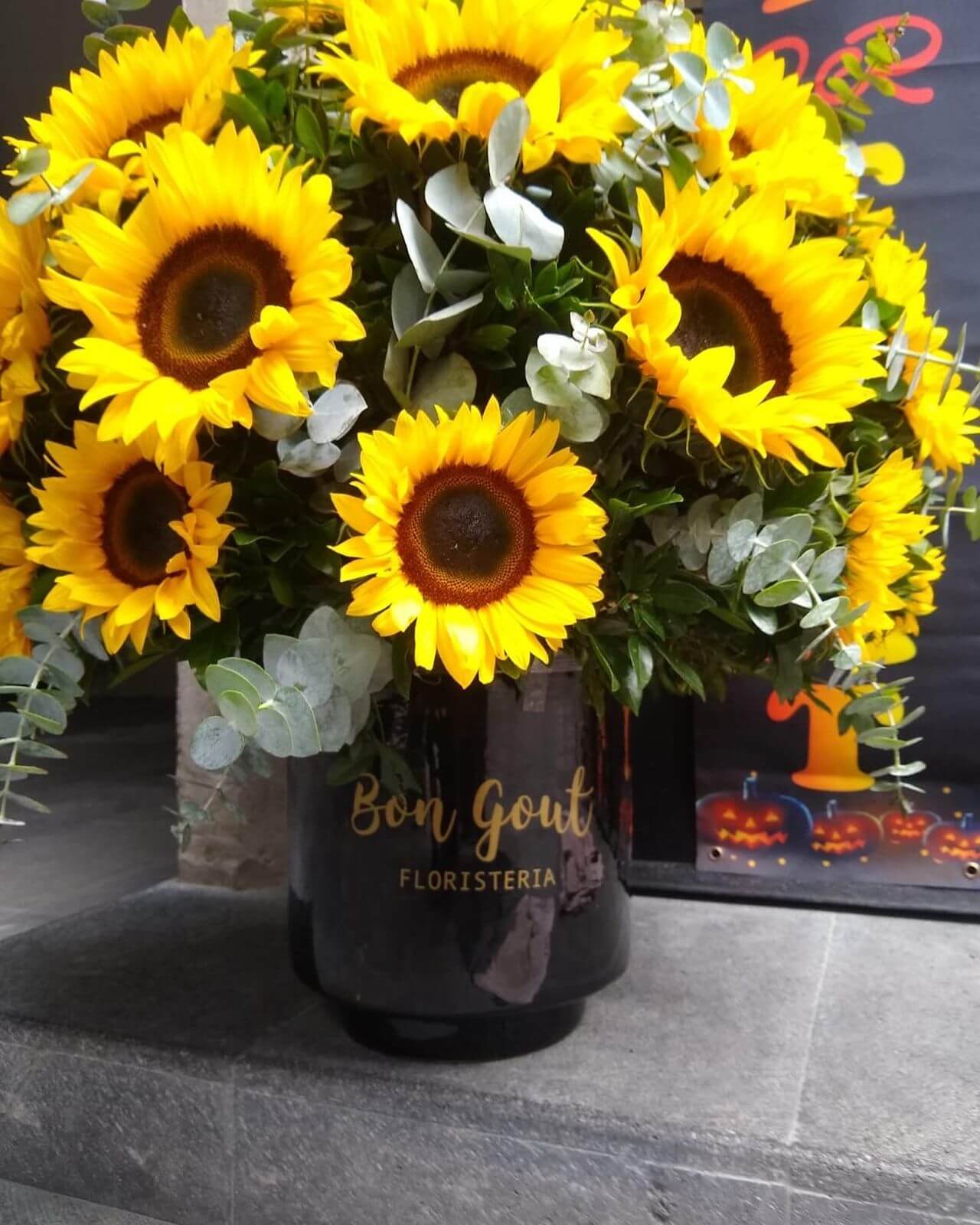 Arreglo Floral de Girasoles Flores Amarillas