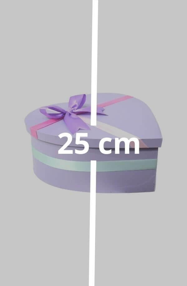 Arreglo Floral En forma de Corazon con Flor Variada #color_Lila