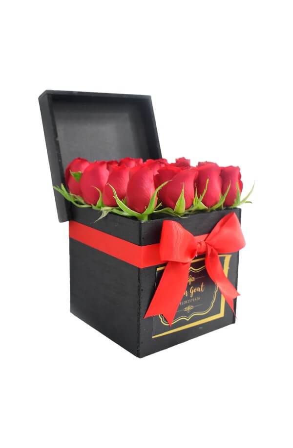 Arreglo Floral de Rosas Rojas #color_rojo
