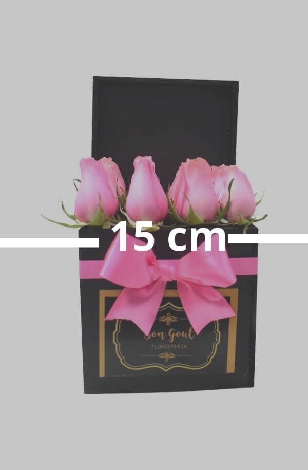 Arreglo Floral de Rosas Rosas #color_Rosa