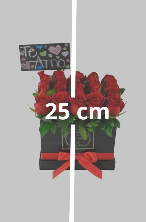 Arreglo Floral de Rosas Rojas #color_Rojo