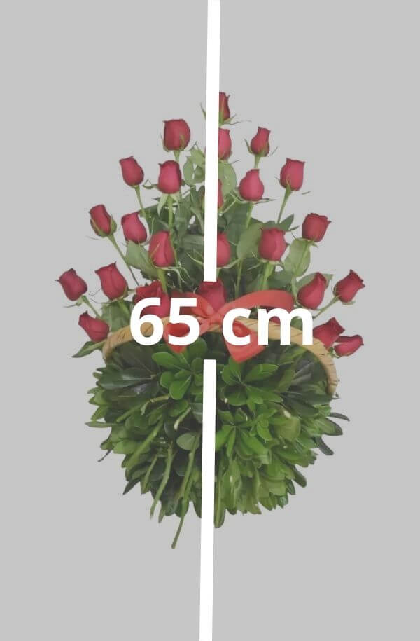 Arreglo FloralCanasta de Rosas #color_rojo