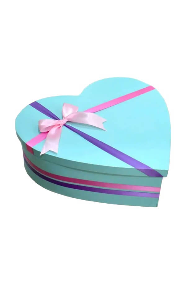 Corazon con Rosas y Chocolates #color_Verde Agua