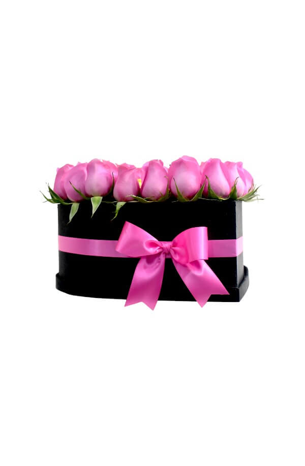 Corazon con Rosas rosas #color_rosa