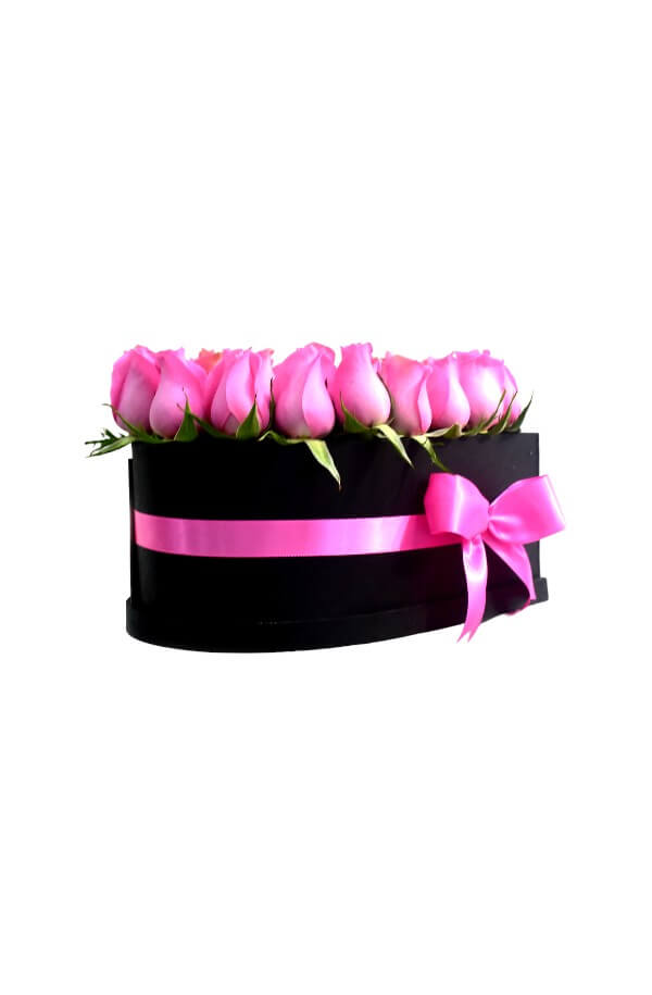 Corazon con Rosas rosas #color_rosa