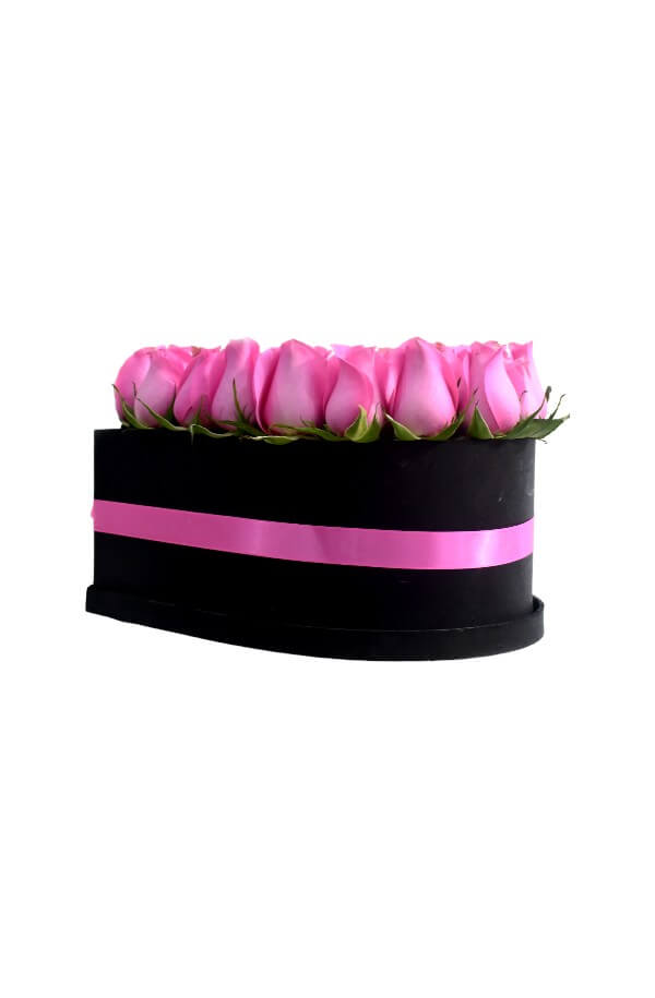 Corazon con Rosas rosas #color_rosa