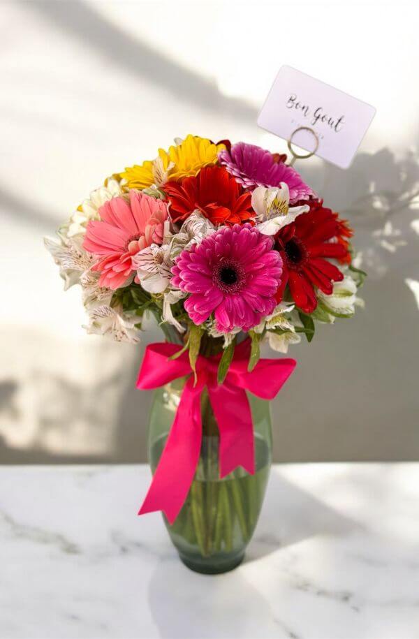 Florero de Gerberas