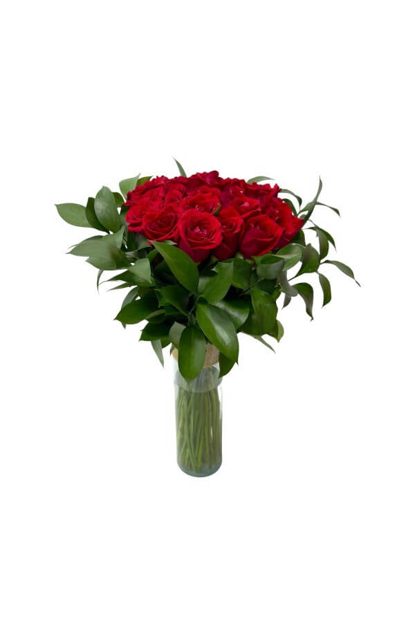 Arreglo Floral de Rosas Rojas #color_Rojo