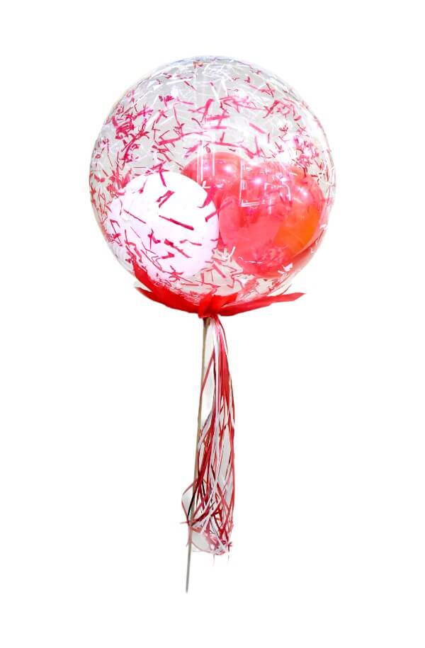 Globo de Aire personalizado para arreglo Floral #color_Rojo
