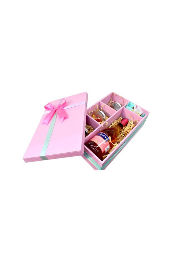 Kit de Dulcero con Vino Riunite y Chocolates a