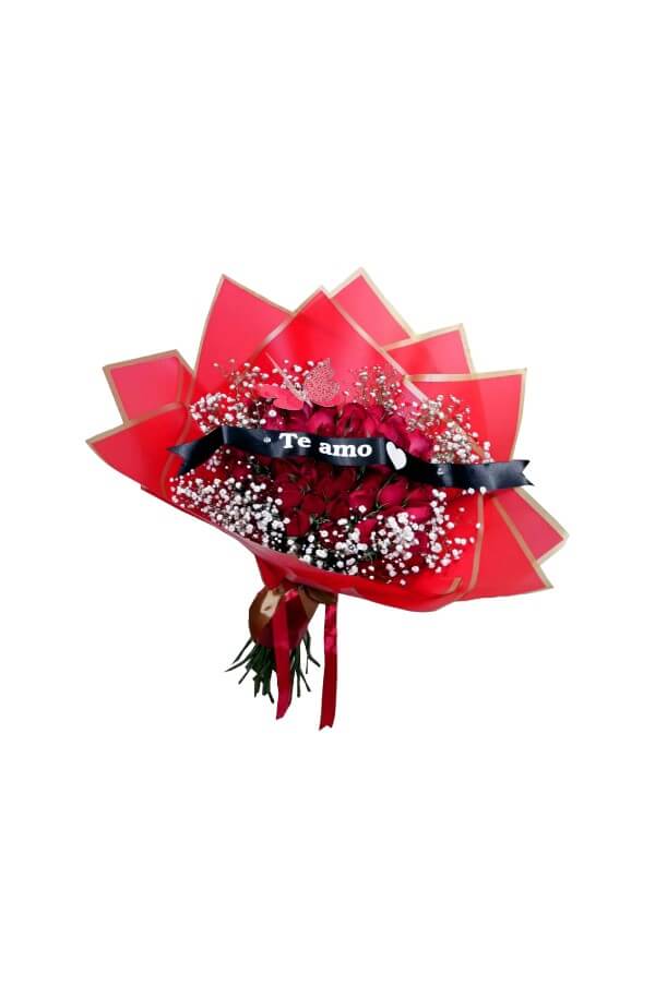 Ramo Buchón de 50 Rosas Rojas
