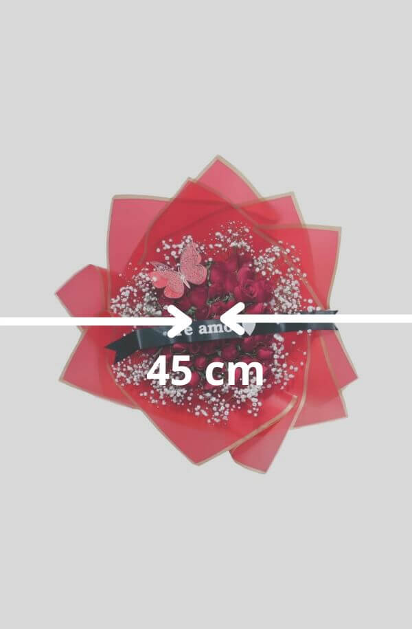 Ramo Buchón de 50 Rosas Rojas