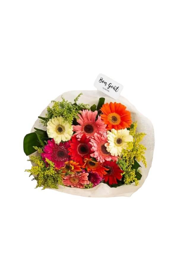 Ramo de Gerberas frescas y coloridas
