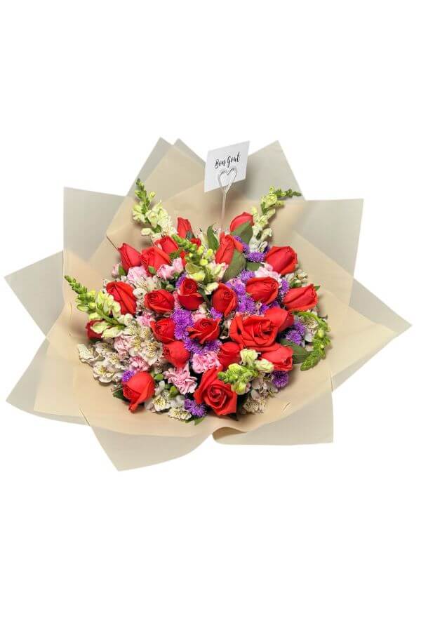 Ramo de Rosas Con Flor Variada