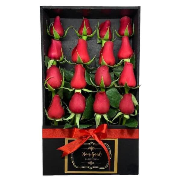 Arreglo Floral con Rosas Rojas #color_rojo