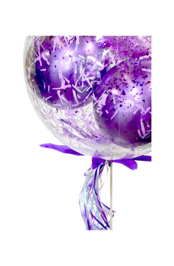 Globo de Aire personalizado para arreglo Floral #color_Morado