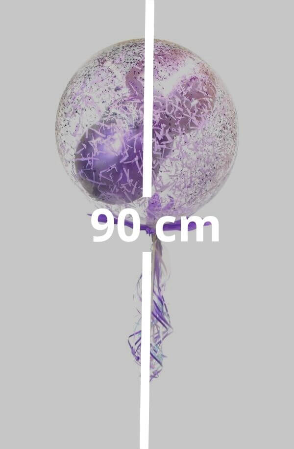 Globo de Aire personalizado para arreglo Floral #color_Morado