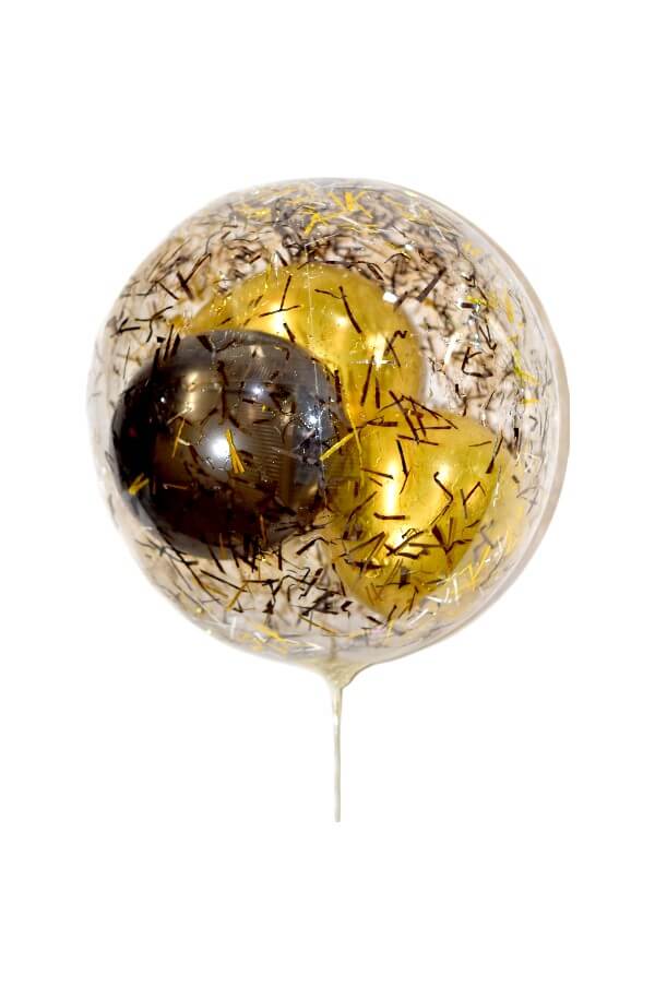 Globo de Aire personalizado para arreglo Floral #color_Dorado