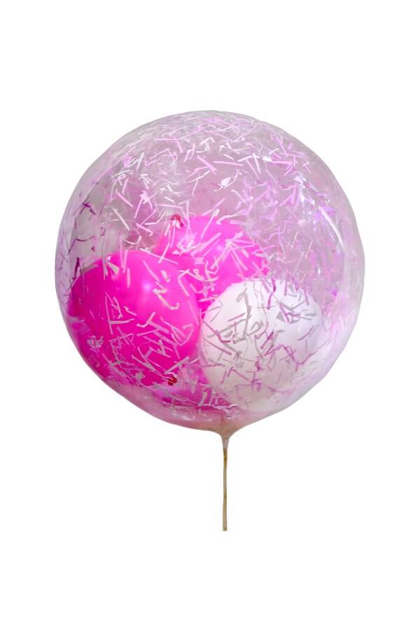 Globo de Aire personalizado para arreglo Floral #color_Rosa