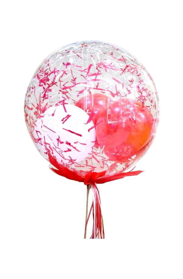 Globo de Aire personalizado para arreglo Floral #color_Rojo