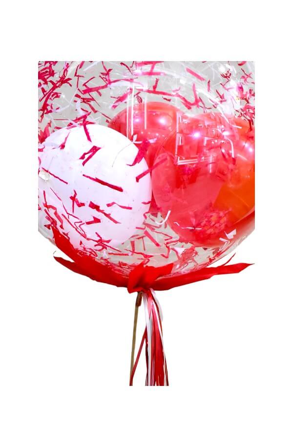 Globo de Aire personalizado para arreglo Floral #color_Rojo