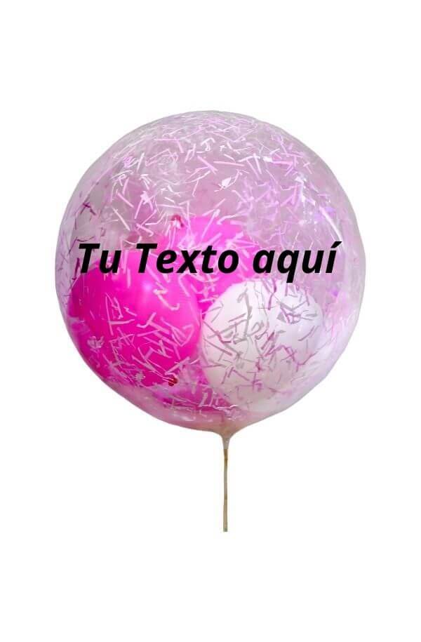 Globo de Aire personalizado para arreglo Floral #color_Rosa