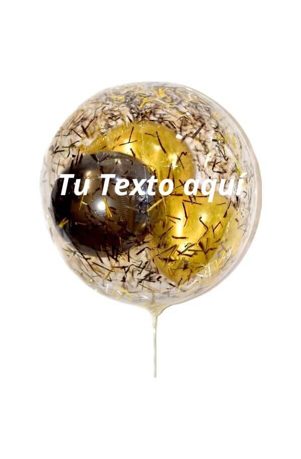 Globo de Aire personalizado para arreglo Floral #color_Dorado