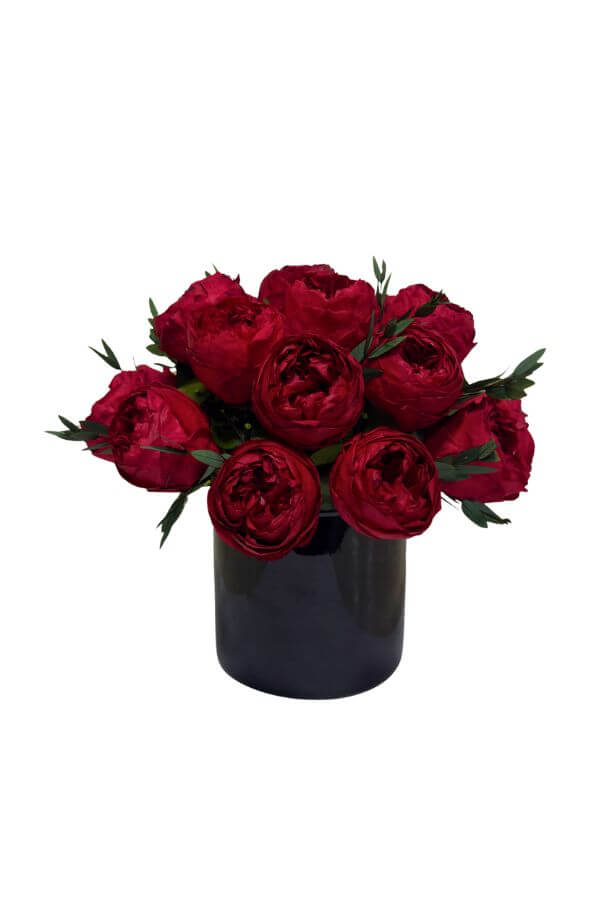 Peonias Rojas 