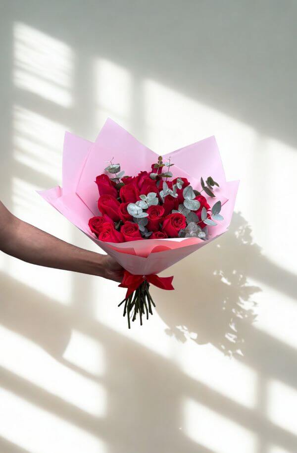 RamoRosasRojaspapelRosaydolar