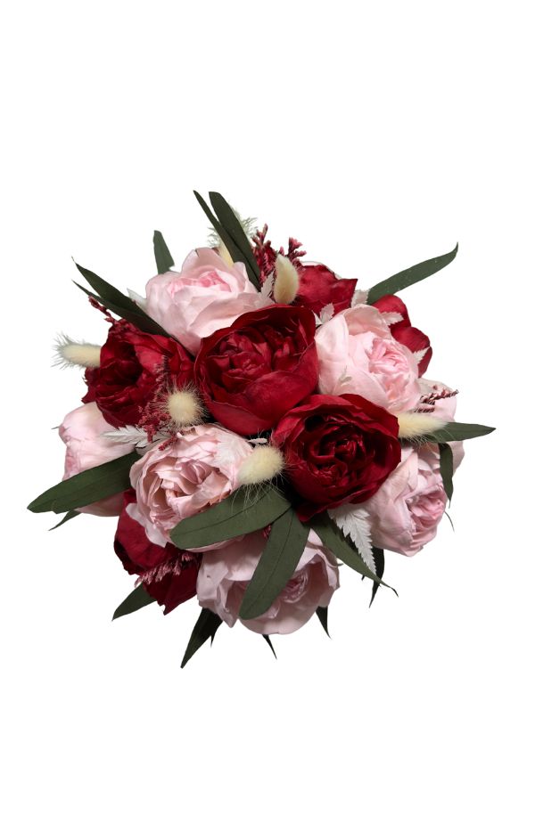 Ramo de peonias para novia o xv años