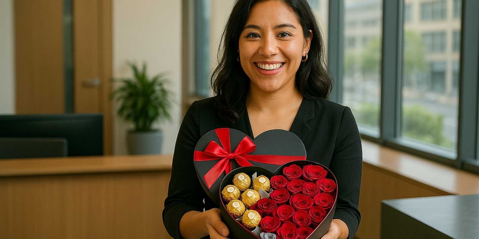 corazon de rosas